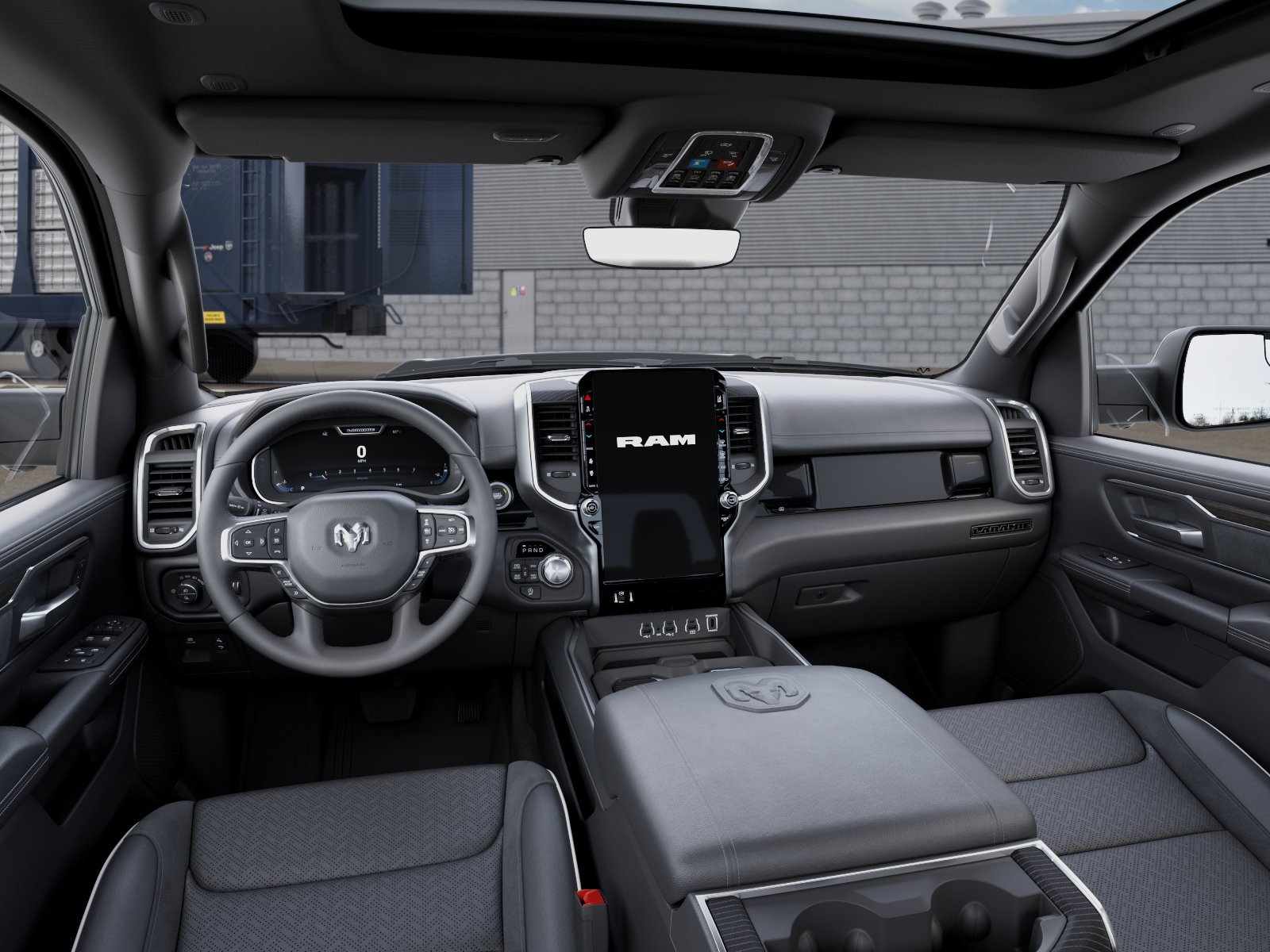 New 2026 Diamond Black Crystal Pearl-Coat Exterior Paint RAM LARAMIE image 8
