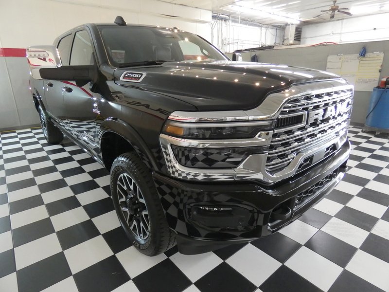 Used 2025 DIAMOND BLACK CRYSTAL PEARLCOAT Ram Limited Mega Cab 6