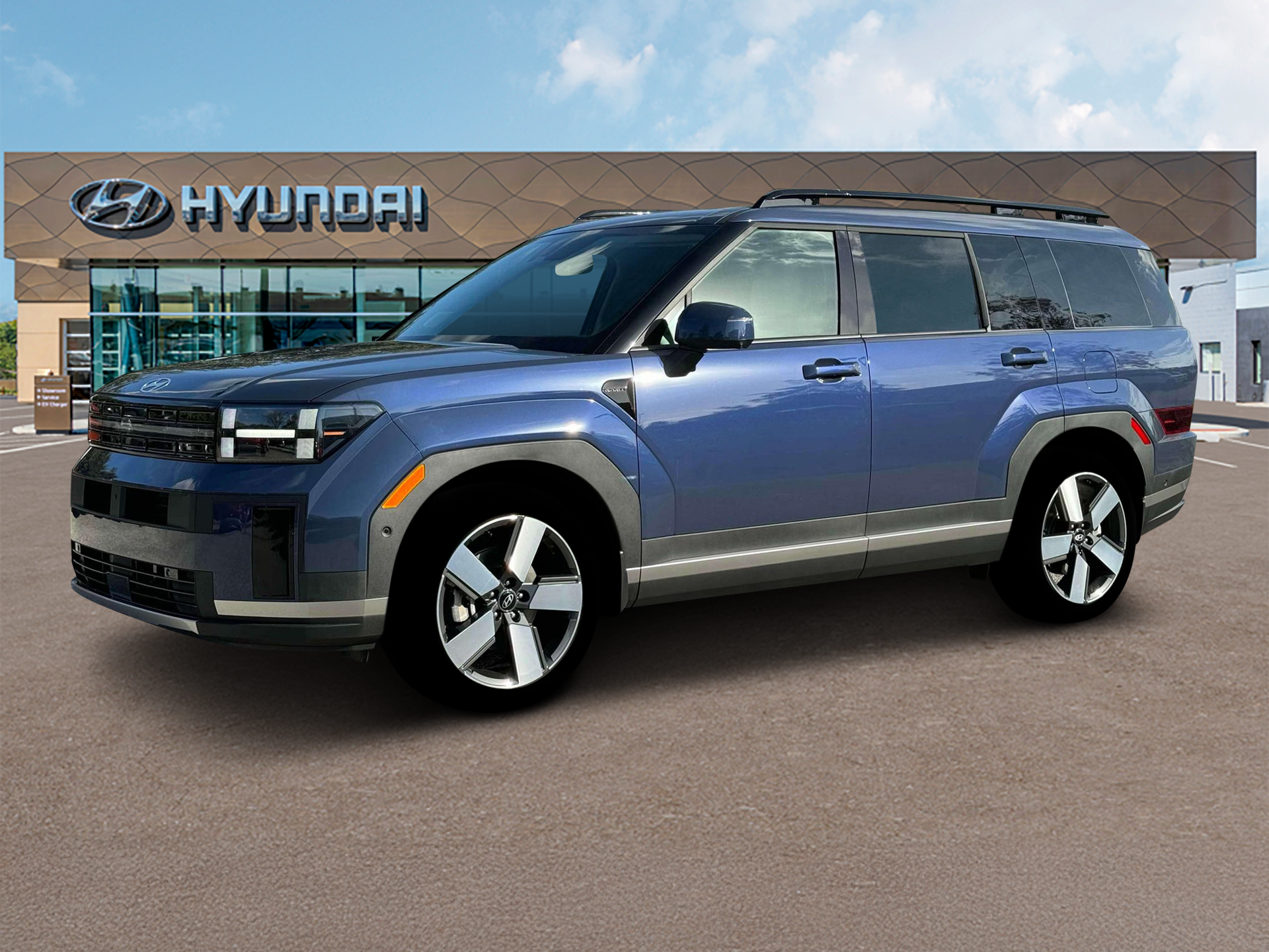 New 2026 Atlantis Blue Hyundai Limited image 2