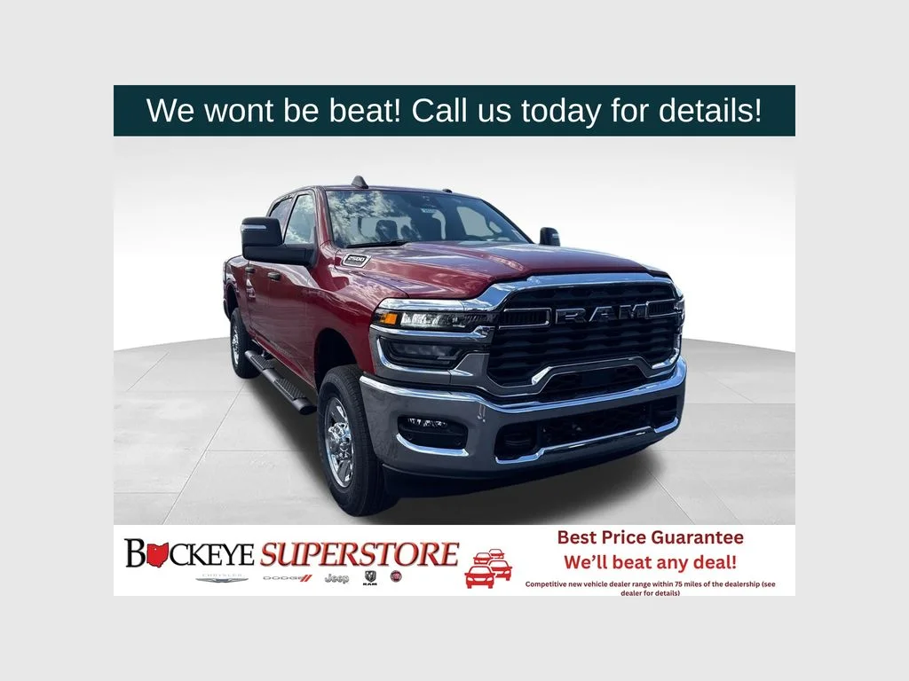 New 2026 Molten Red Pearl-Coat Exterior Paint RAM TRADESMAN image 1