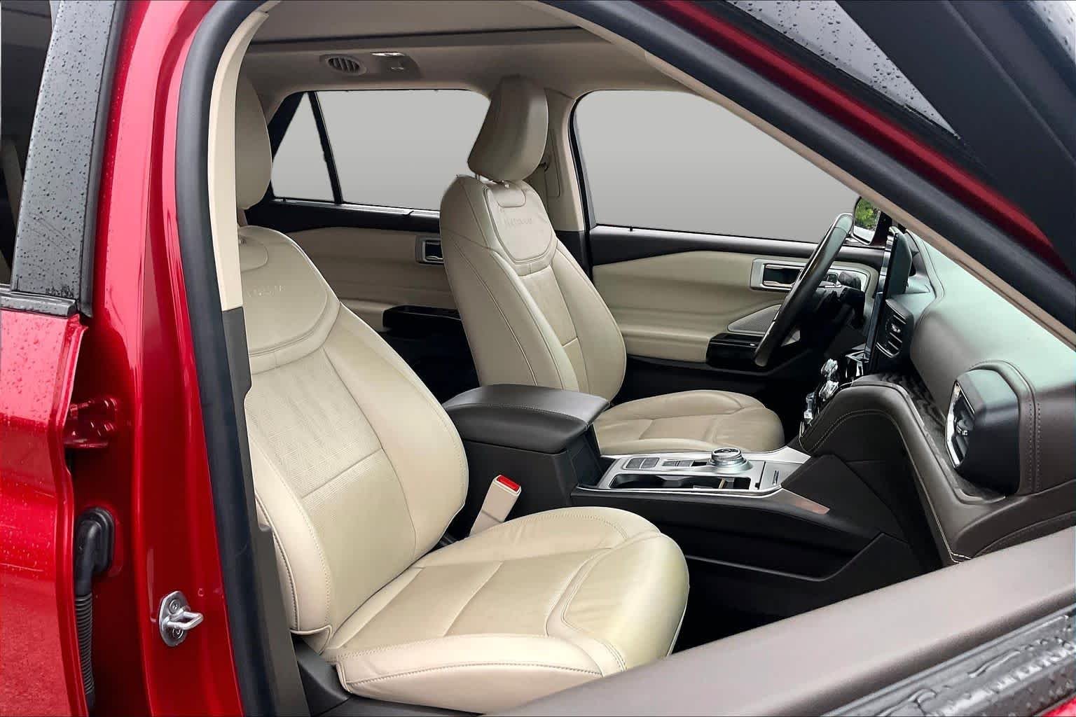 Used 2021 Rapid Red Metallic Tinted Clearcoat Ford Platinum image 9