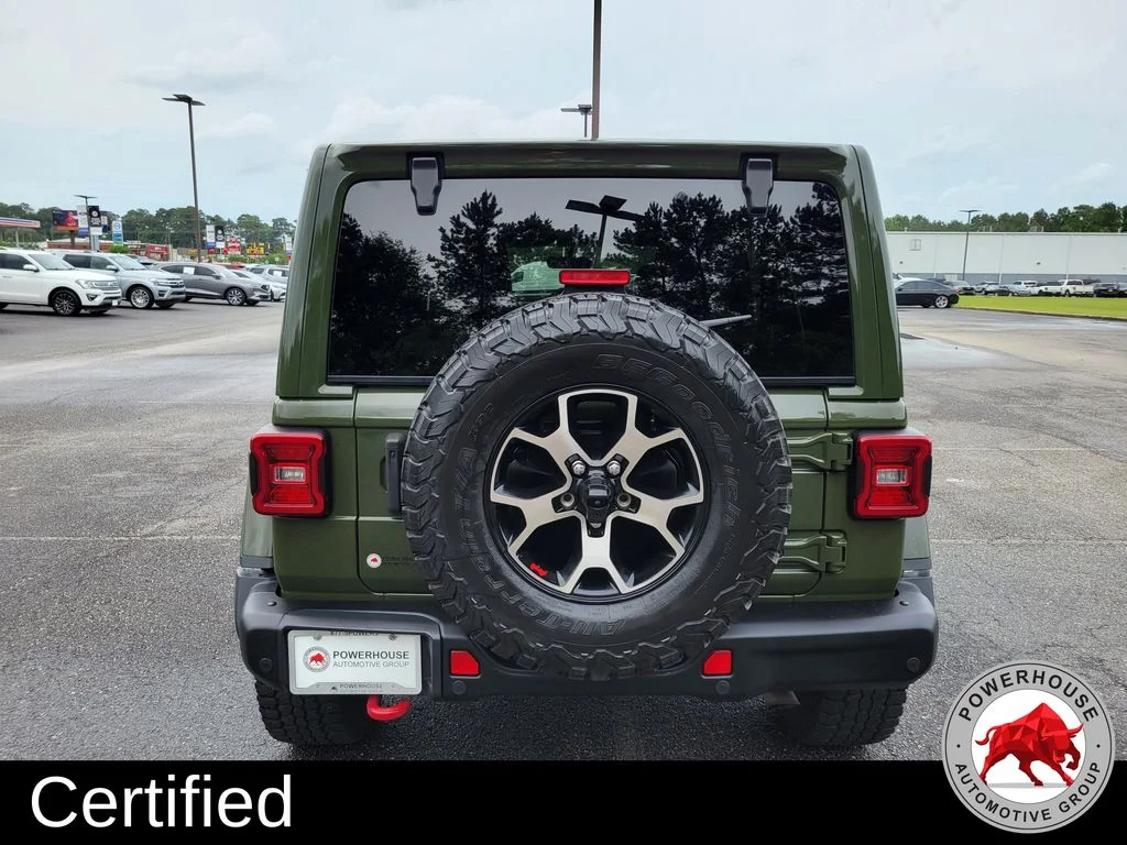 Used 2021 Green Jeep Unlimited Rubicon image 5