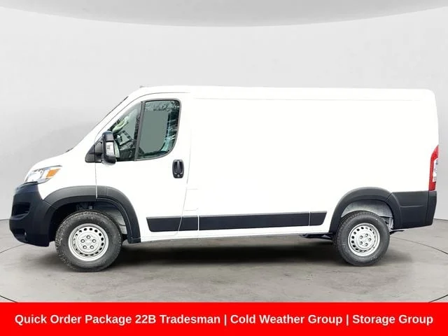 New 2026 Bright White Clearcoat Ram PROMASTER 1500 TRADESMAN CARGO VAN LOW ROOF 136