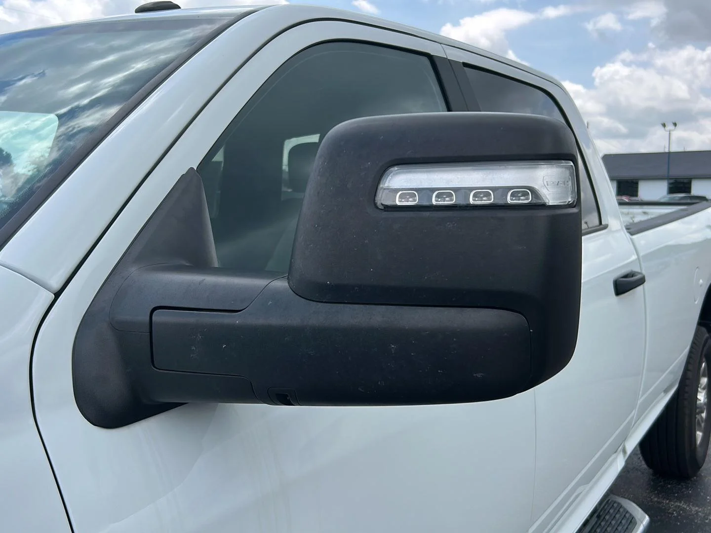 Used 2024 Bright White Clearcoat Ram Big Horn image 3