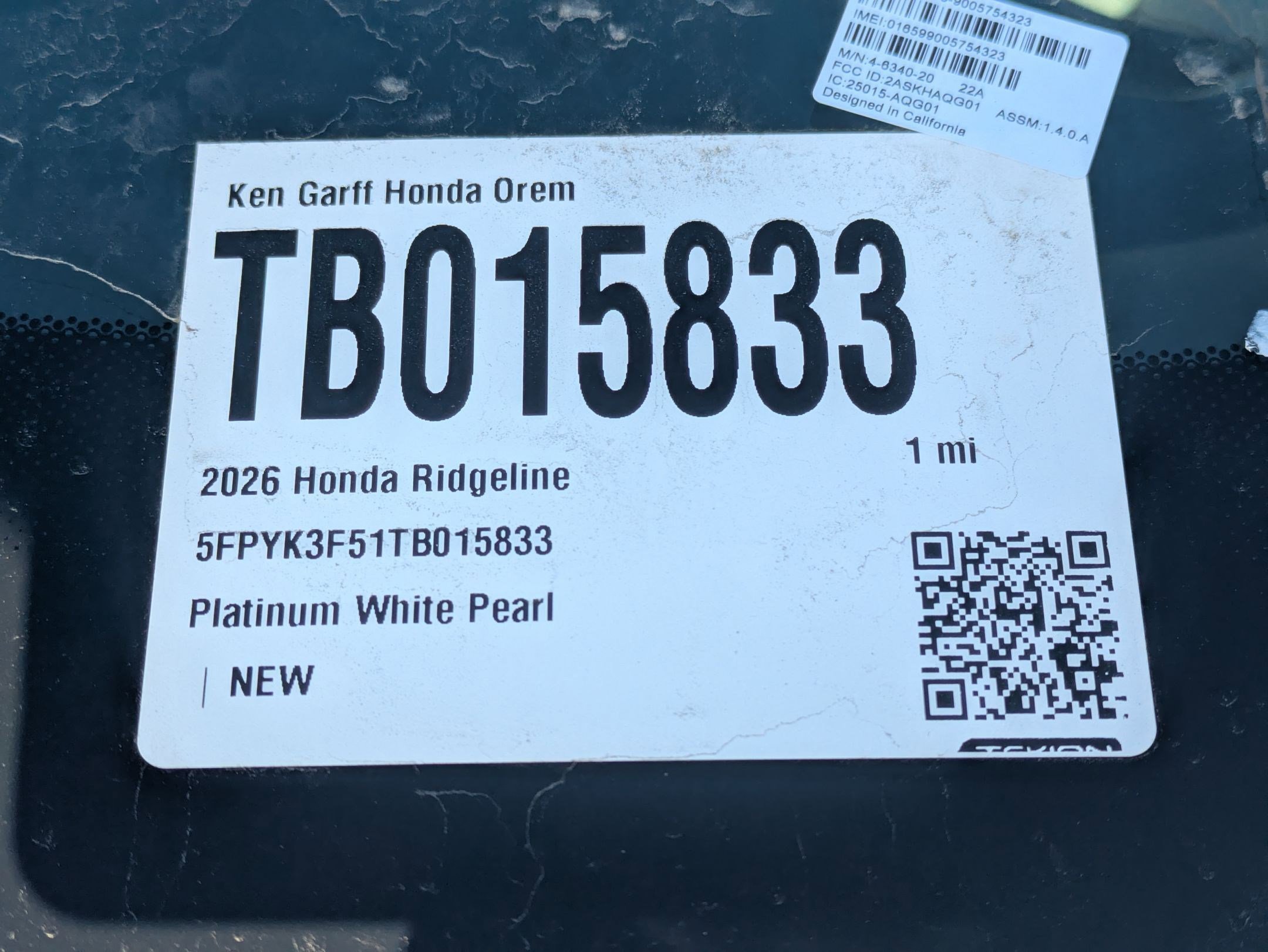 2026 Honda Ridgeline RTL - Photo 18