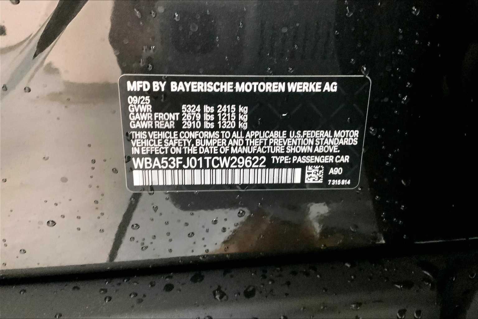 New 2026 Dark Graphite Metallic BMW 530i xDrive image 21
