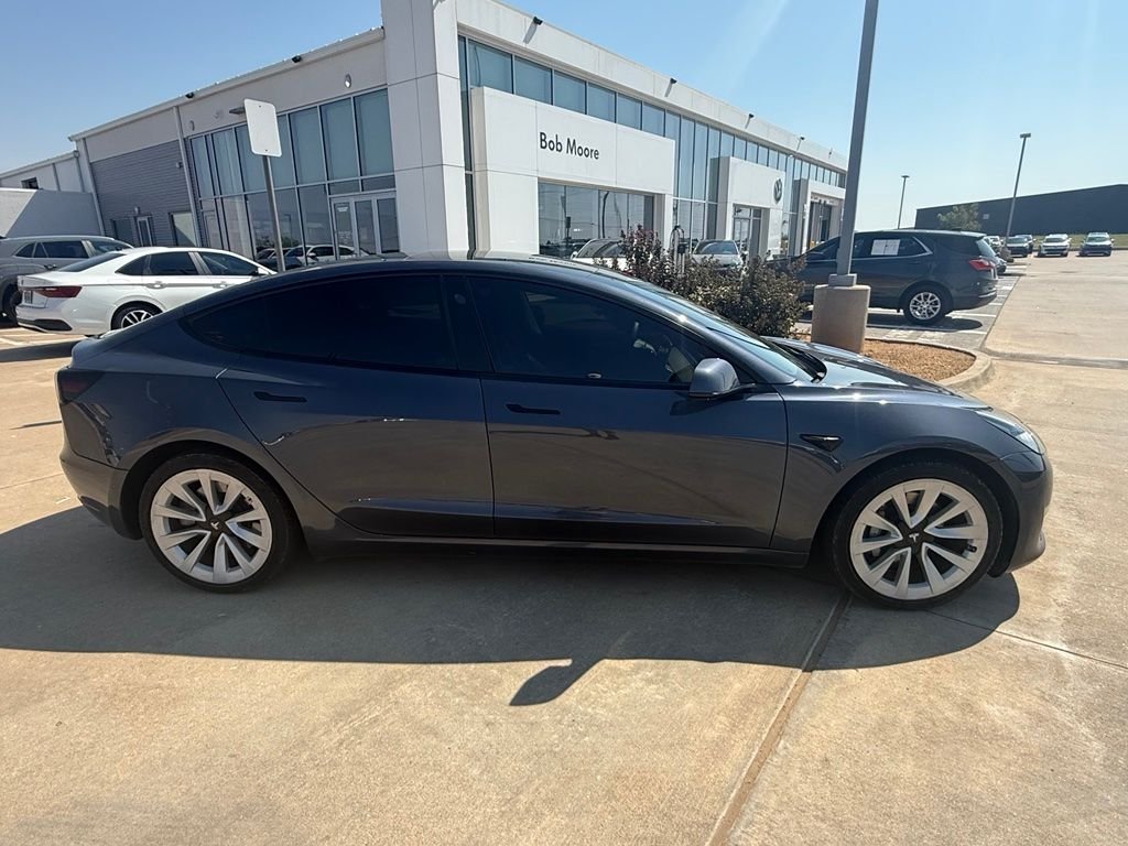 Used 2022 Midnight Silver Metallic Tesla Base image 2