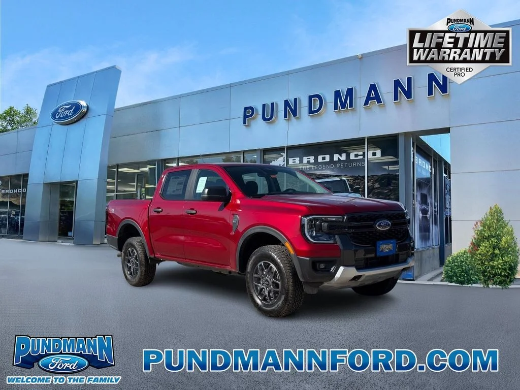 New 2026 Ruby Red Metallic Tinted Clearcoat Ford XLT image 1
