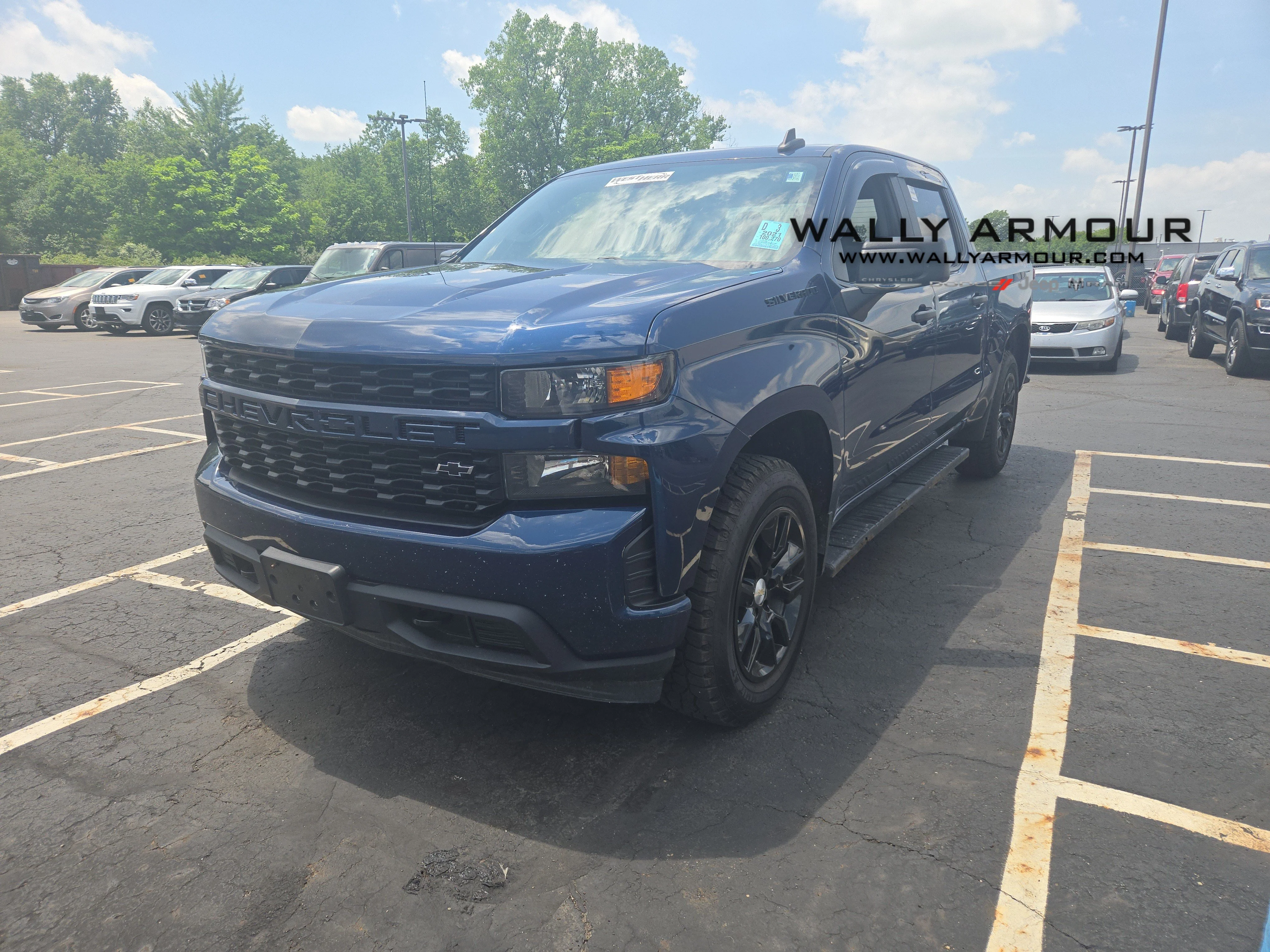 Used 2021 Northsky Blue Metallic Chevrolet Custom image 1