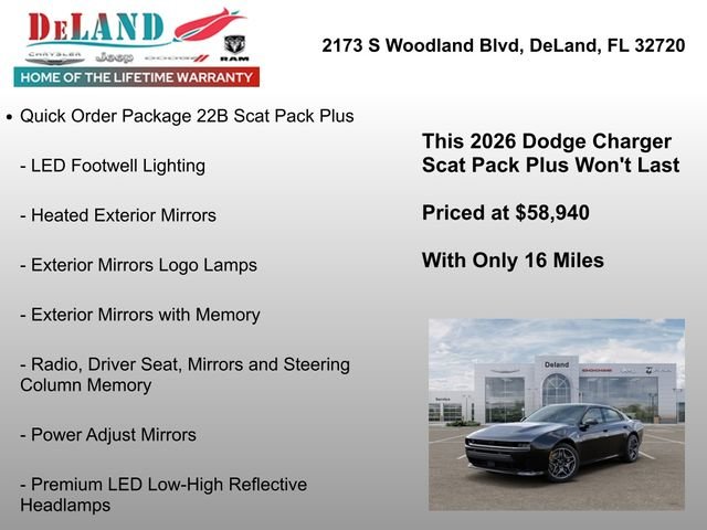 New 2026 Diamond Black Crystal Pearlcoat Dodge R/T Scat Pack image 24