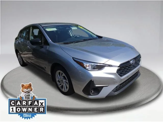 Used 2024 Silver Subaru Base image 2