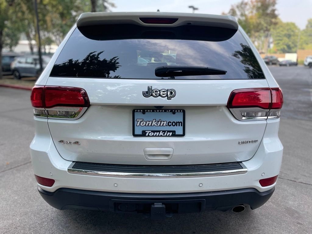 Used 2021 Bright White Clearcoat Jeep Limited image 4