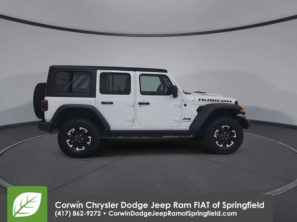 Certified Used 2025 White Jeep Rubicon image 2