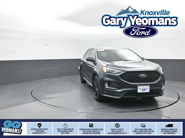 Certified Used 2024 Blue Metallic Ford ST Line image 1