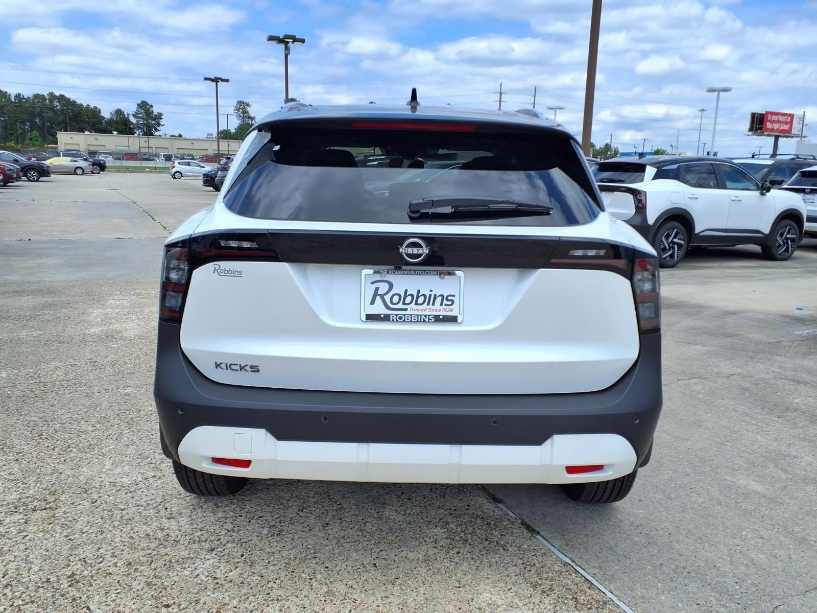 2026 Nissan Kicks SV White at Robbins Nissan