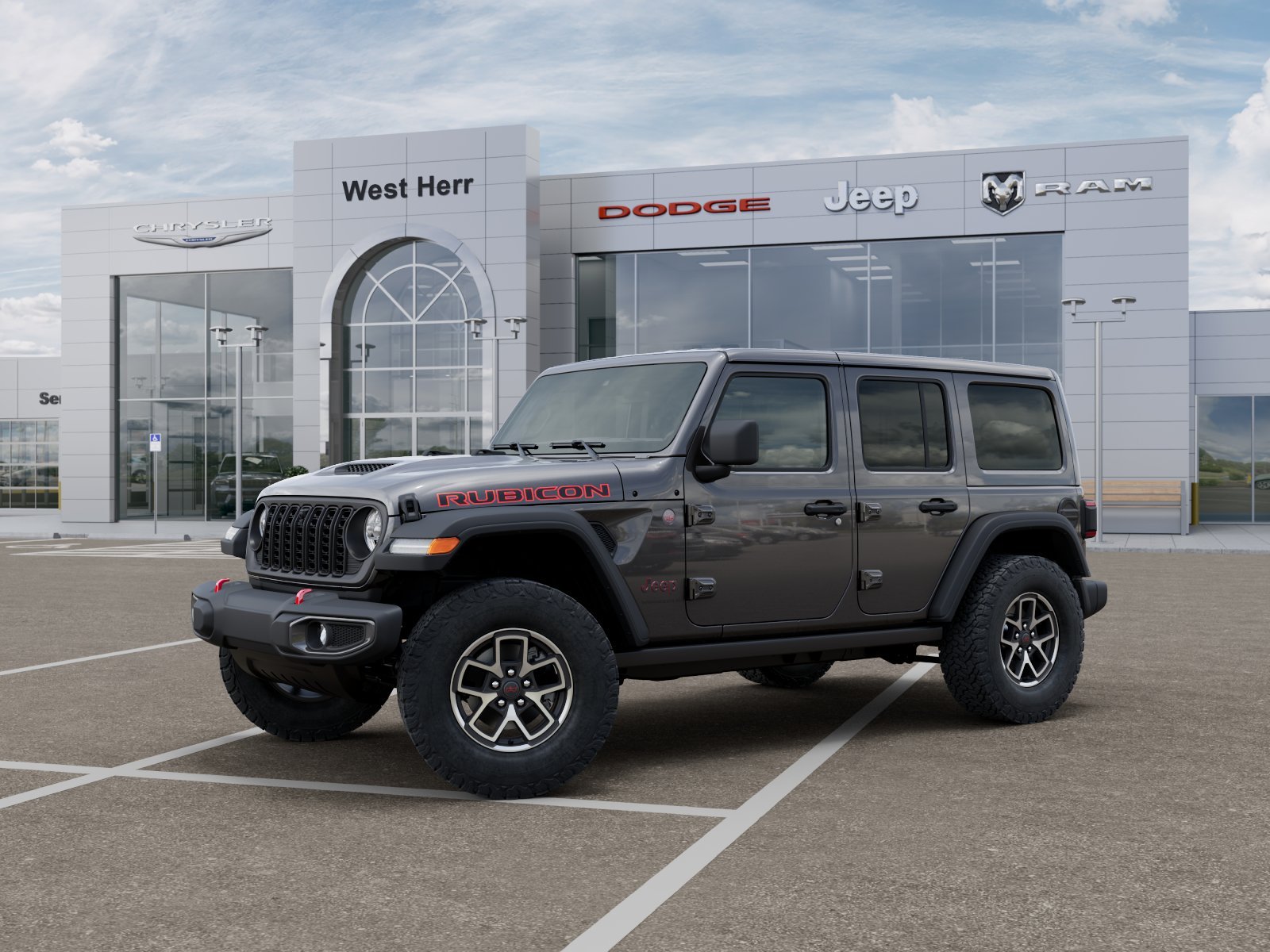 New 2026 Granite Crystal Metallic Clear-Coat Exterior Paint Jeep Rubicon image 52