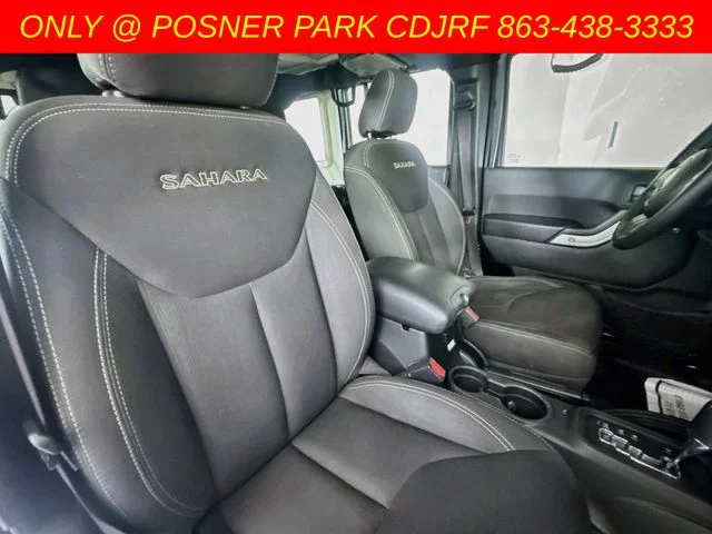 Used 2017 Black Jeep Unlimited Sahara image 24