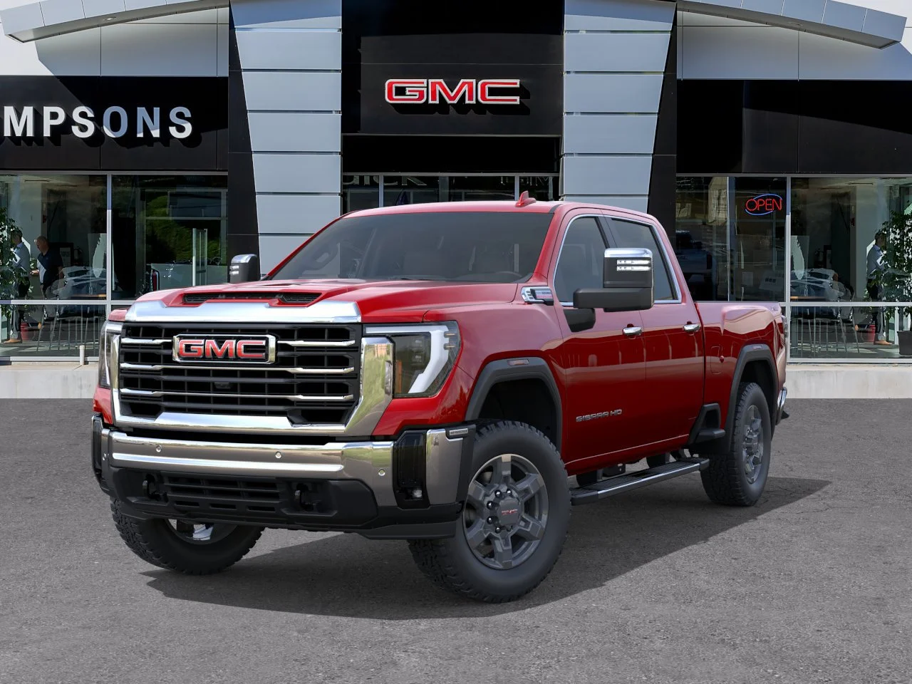 New 2026 Volcanic Red Tintcoat GMC SLT image 4