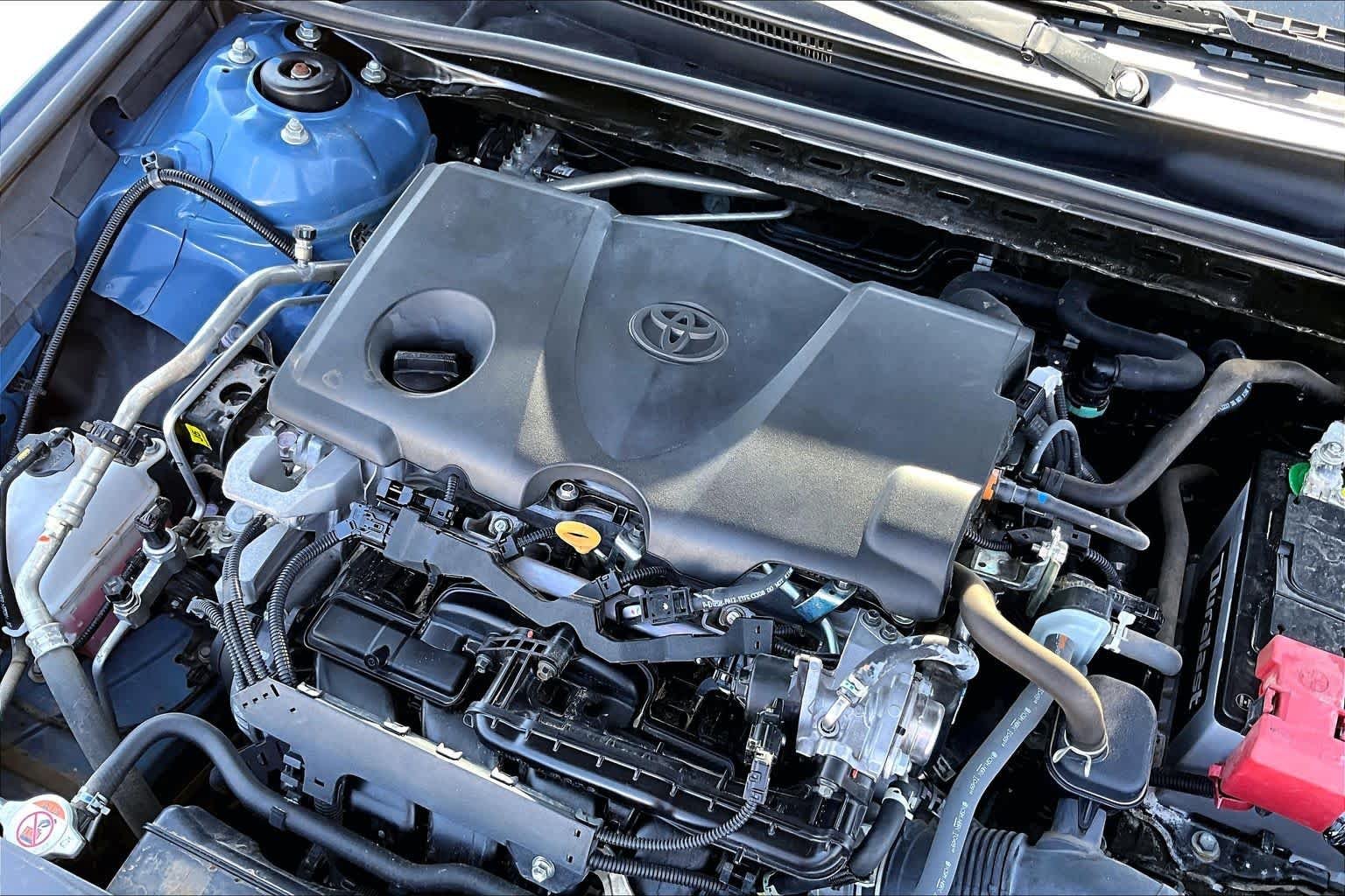 Used 2023 Cavalry Blue Toyota SE image 35