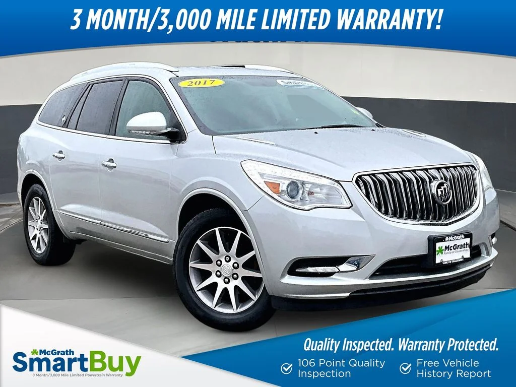 Used 2017 Silver Buick Leather Group image 1