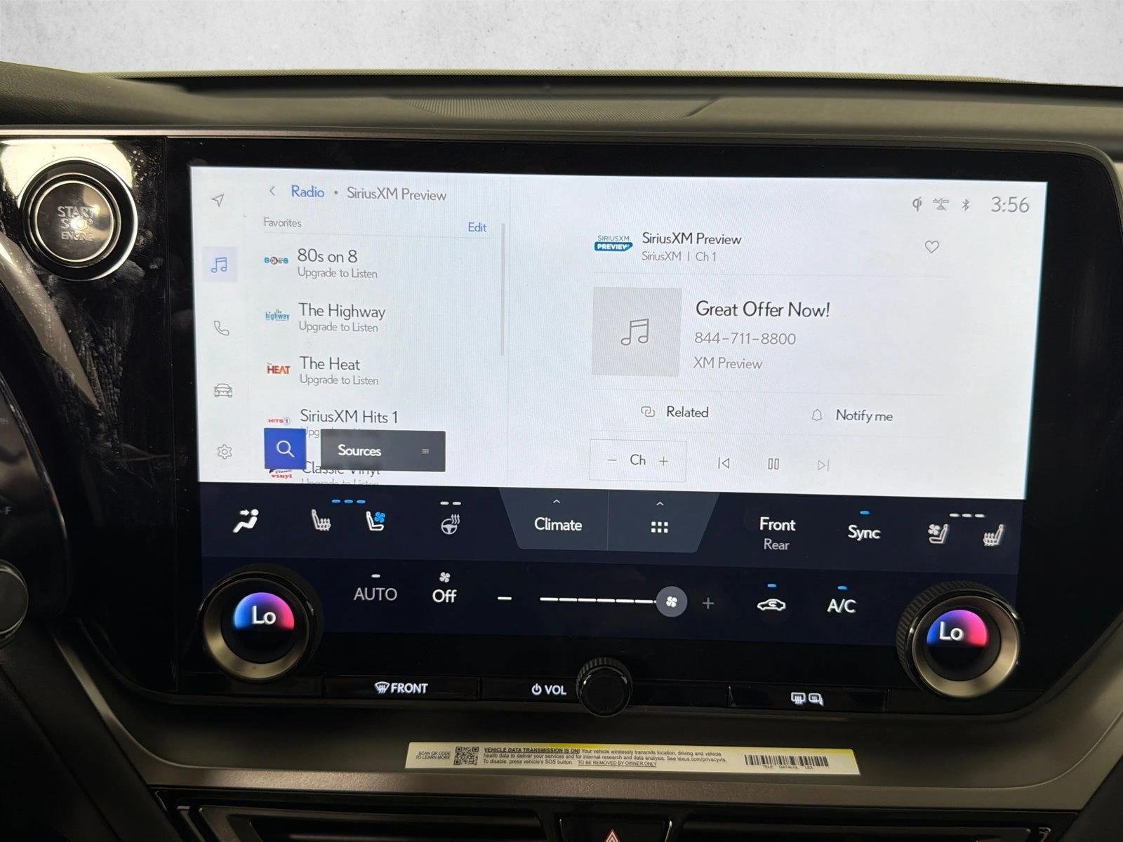 Used 2025 Wind Chill Pearl Lexus TX 350 Premium image 30