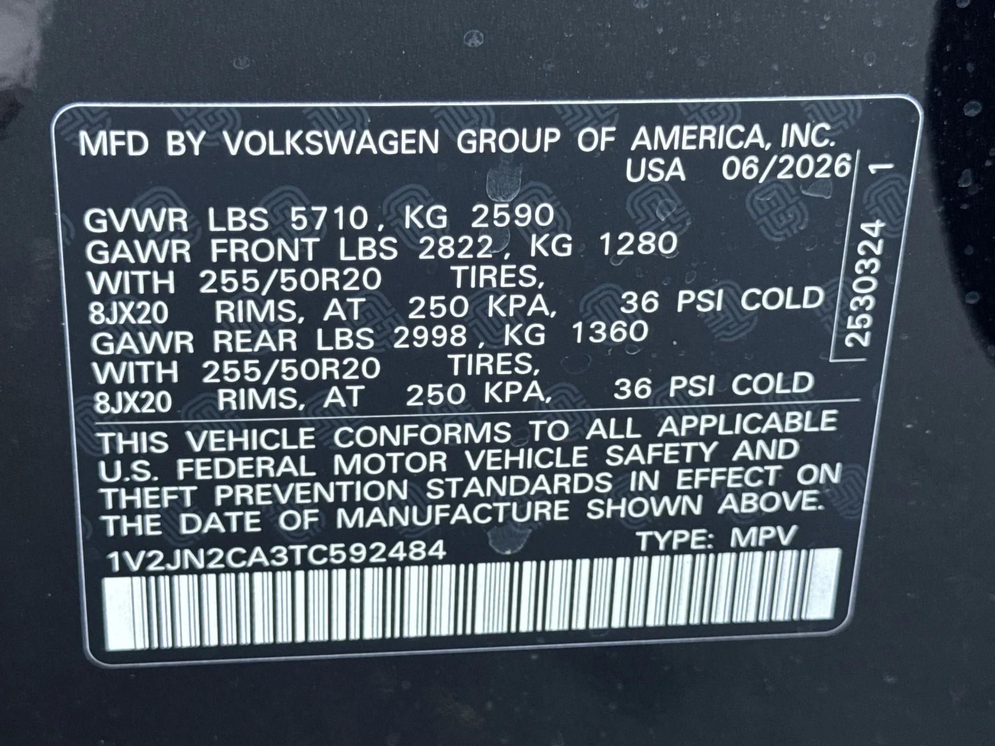 New 2026 Deep Black Pearl Volkswagen 2.0T SE w/Technology image 35