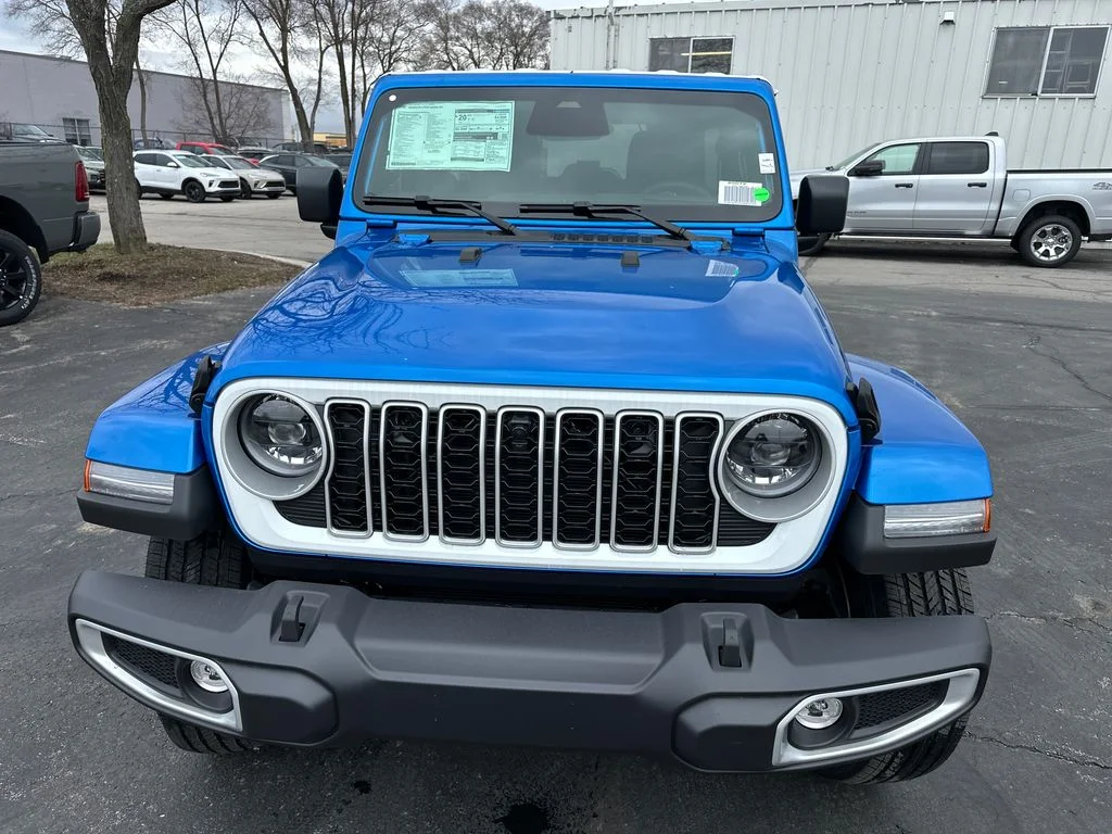 New 2026 Hydro Blue Pearl-Coat Exterior Paint Jeep Sahara image 8