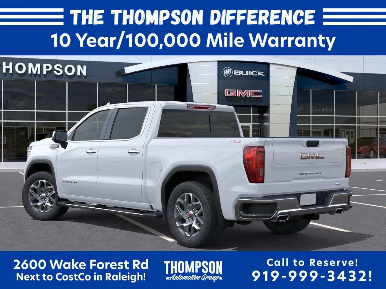New 2026 Glacier White Tricoat GMC SLT image 6