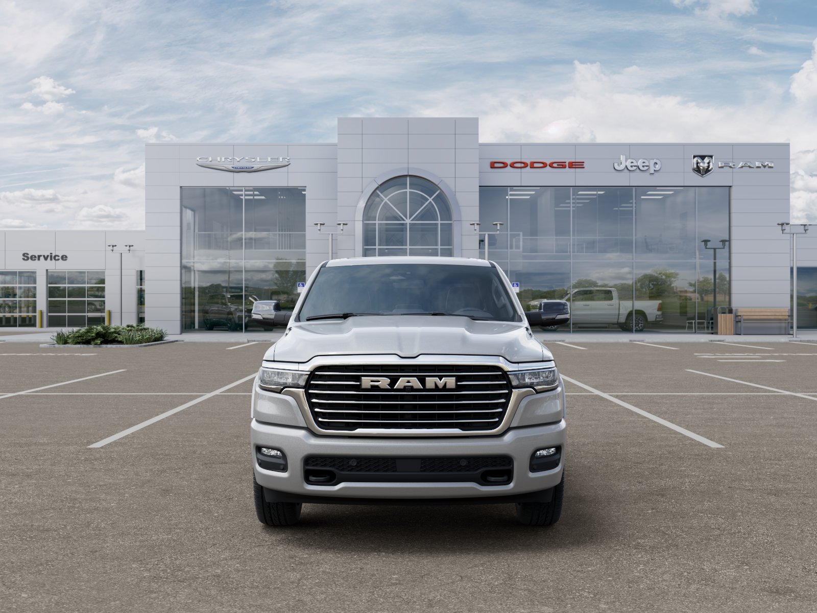 New 2026 Silver Zynith Exterior Paint RAM Laramie image 32