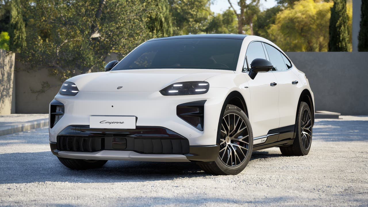 New 2026 Carrara White Metallic Porsche Turbo Coupe Electric image 1