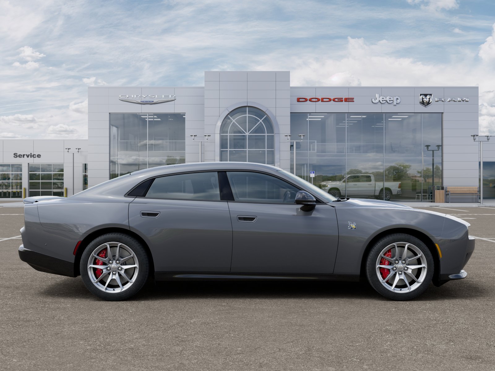 New 2026 Destroyer Gray Exterior Paint Dodge R/T Scat Pack image 47