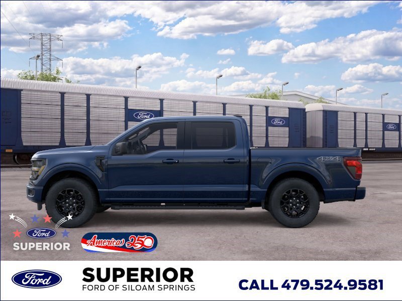 New 2026 Antimatter Blue Metallic Ford XLT image 3