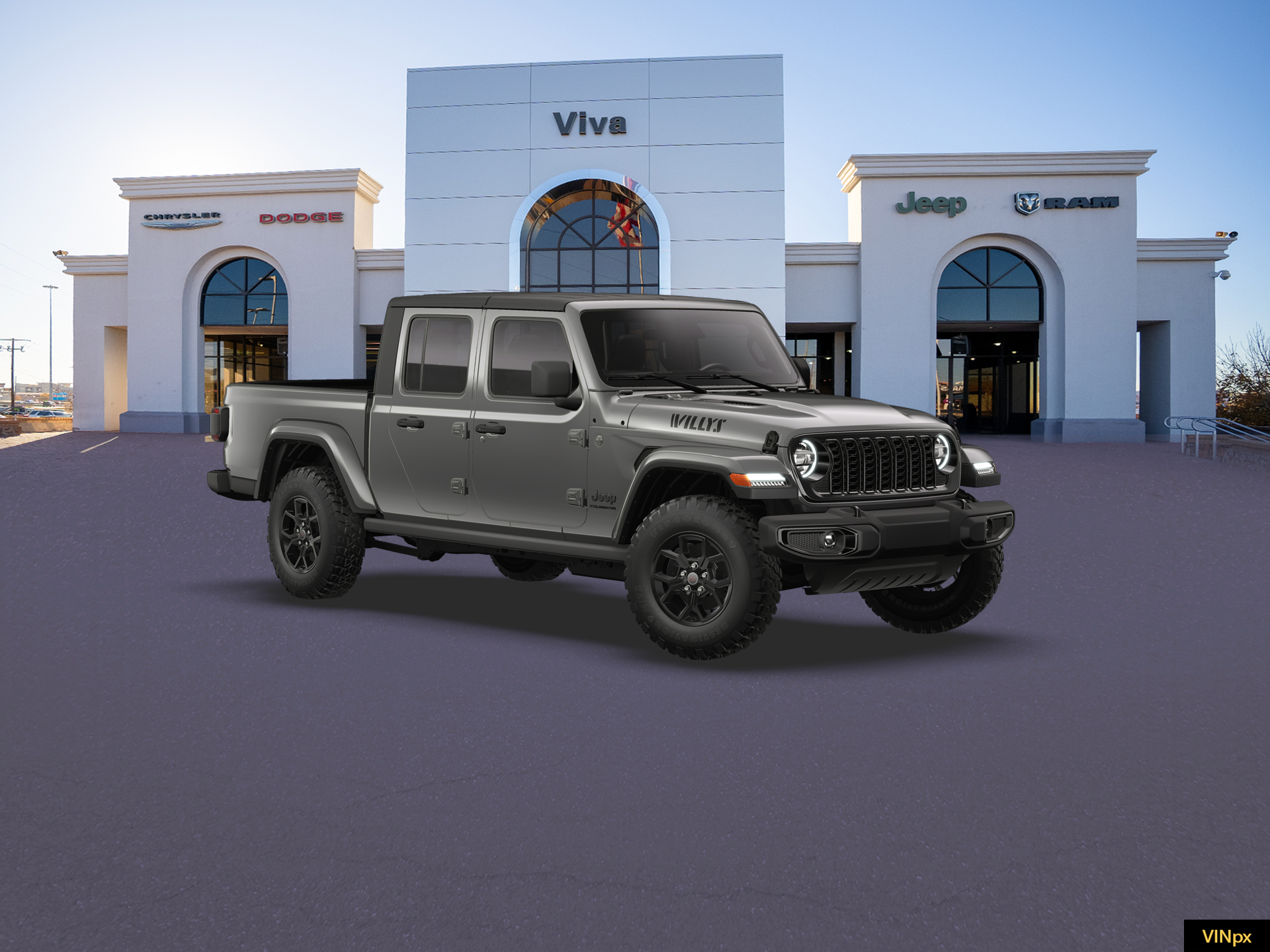 New 2026 Granite Crystal Metallic Clear-Coat Exterior Paint Jeep Willys image 22
