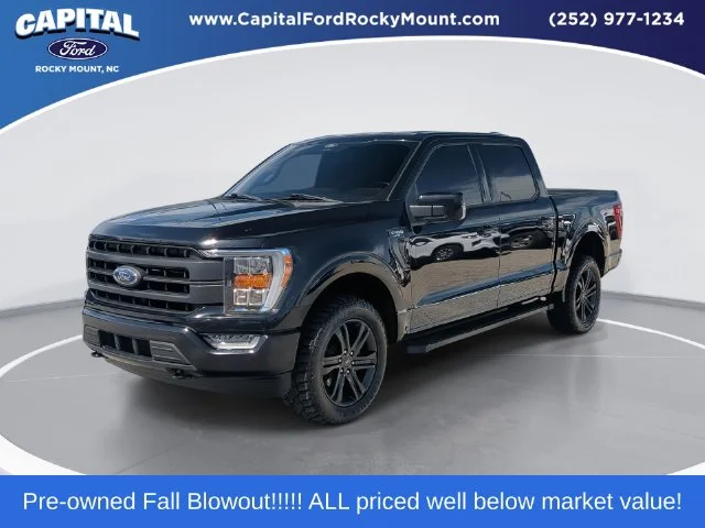 Used 2022 Black Ford Lariat image 1