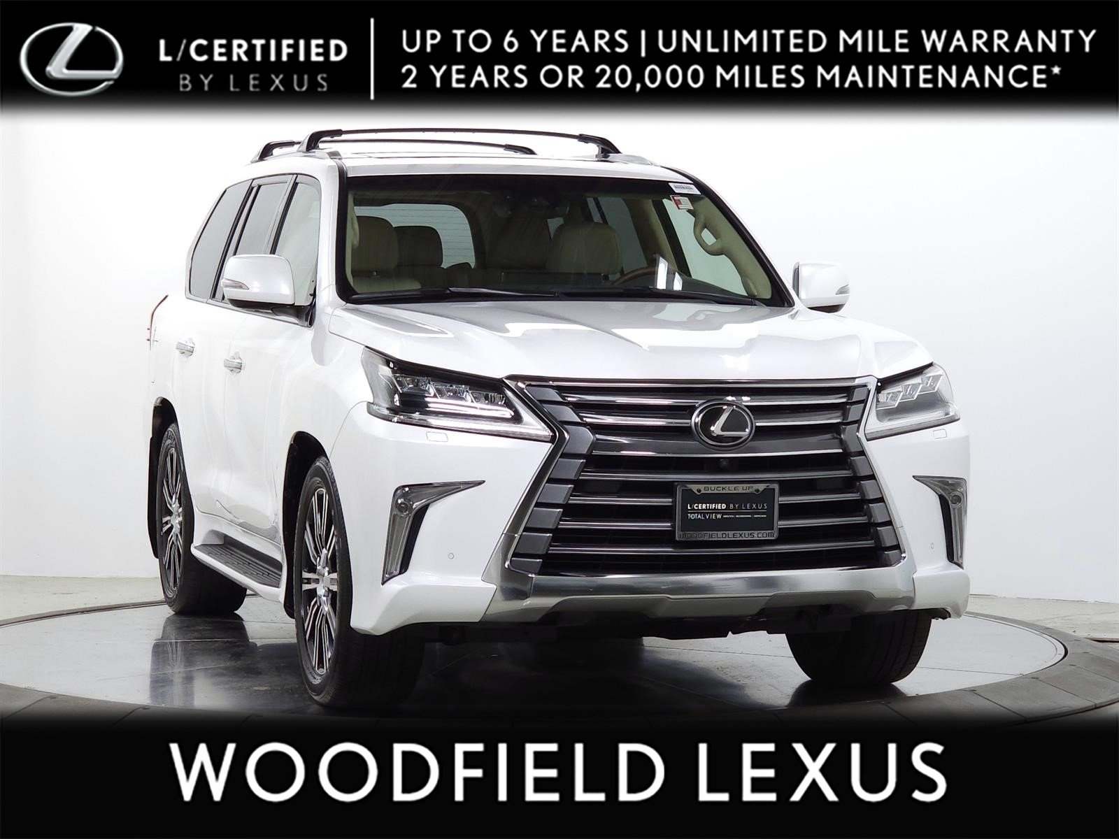 Certified Used 2021 White Lexus Two-Row image 1