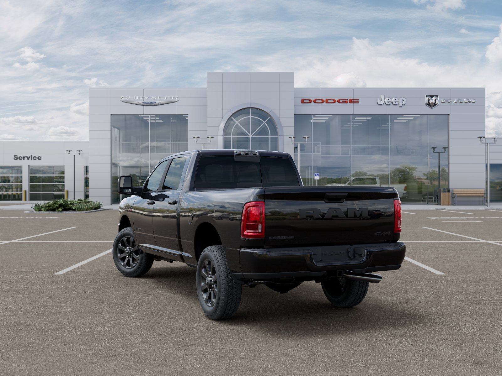 New 2026 Diamond Black Crystal Pearl-Coat Exterior Paint RAM Laramie image 18
