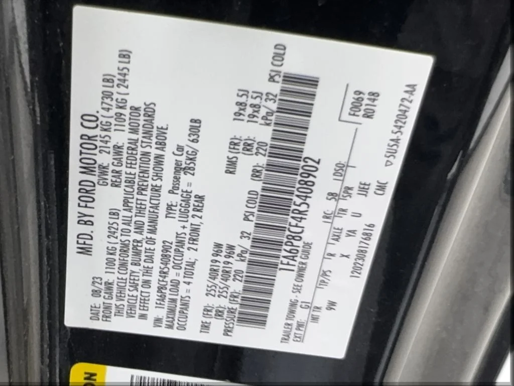 Used 2024 Black Ford GT Premium image 49