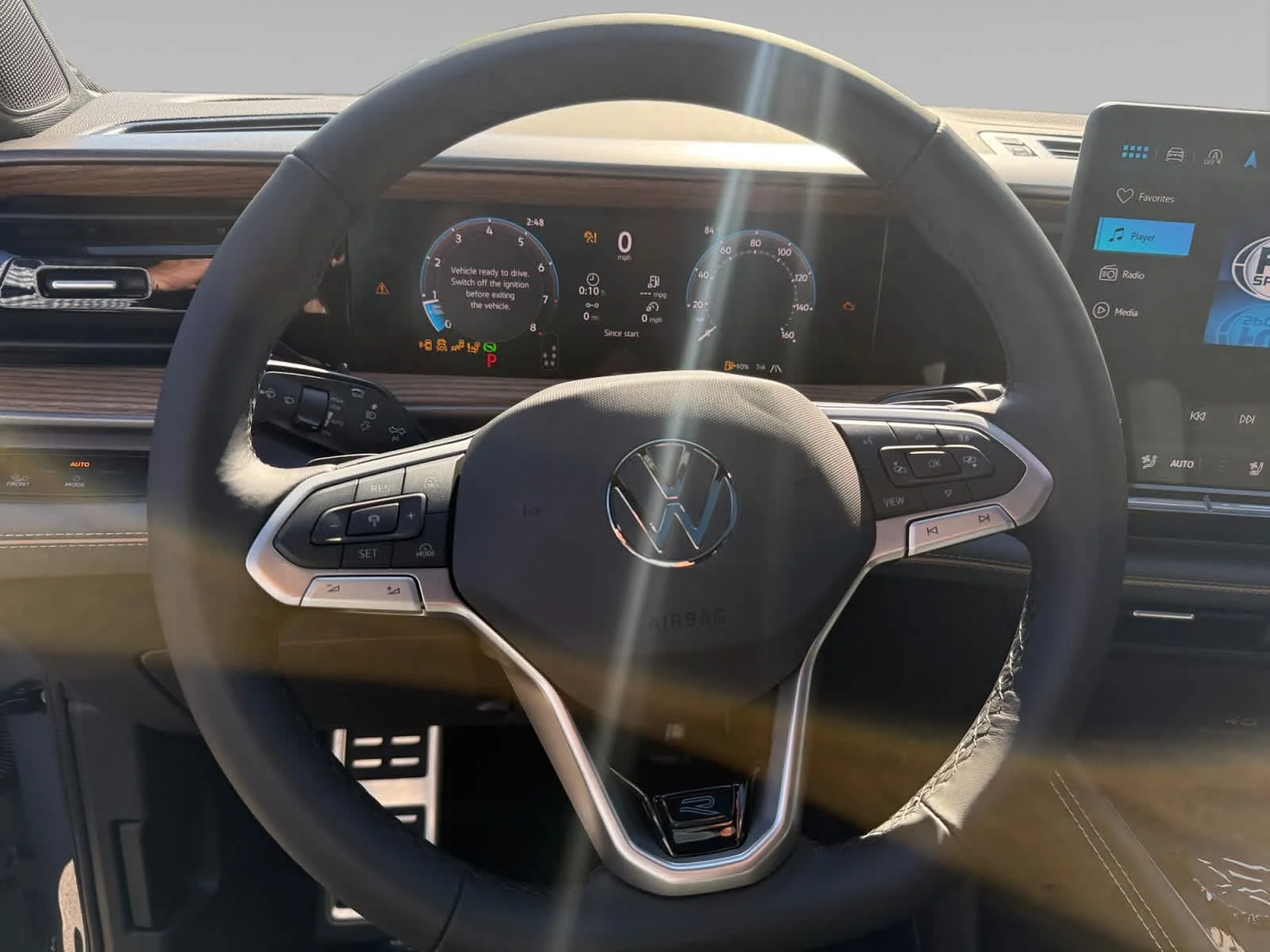New 2027 Pure Gray Volkswagen SEL R-Line image 13