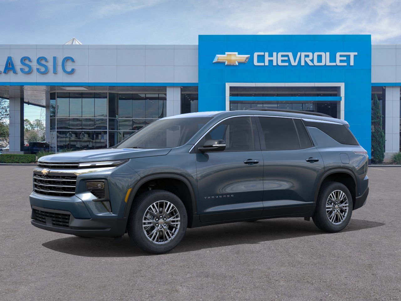 2026 Chevrolet Traverse LT Blue at Classic Elite Chevrolet Sugar Land