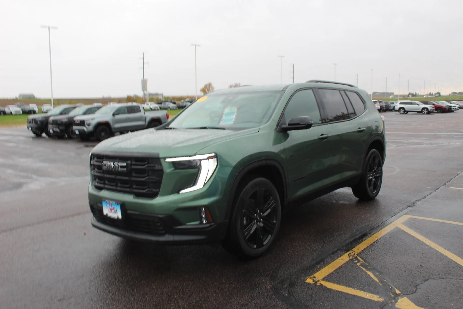 New 2027 Trailstone Green Metallic GMC Elevation image 5