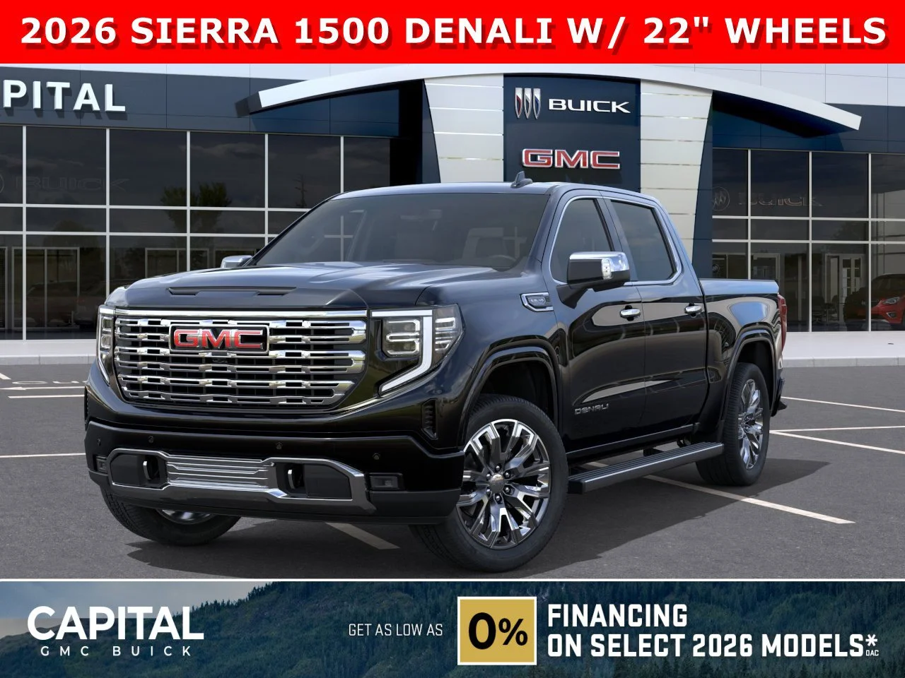 New 2026 ONYX BLACK GMC Denali image 1