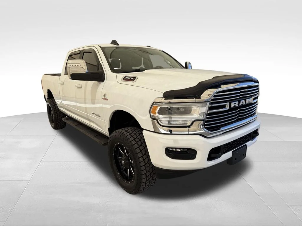 Used 2023 Bright White Clearcoat Ram Laramie image 5
