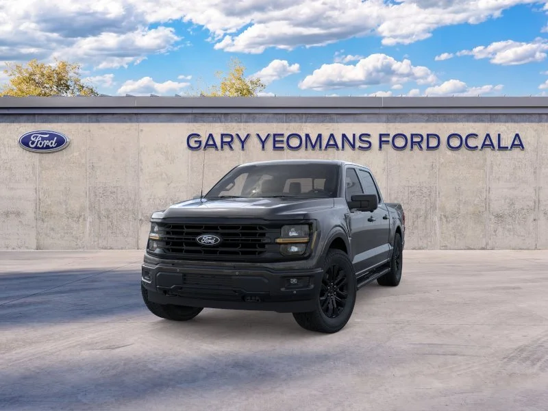 New 2026 Agate Black Metallic Ford XLT image 2