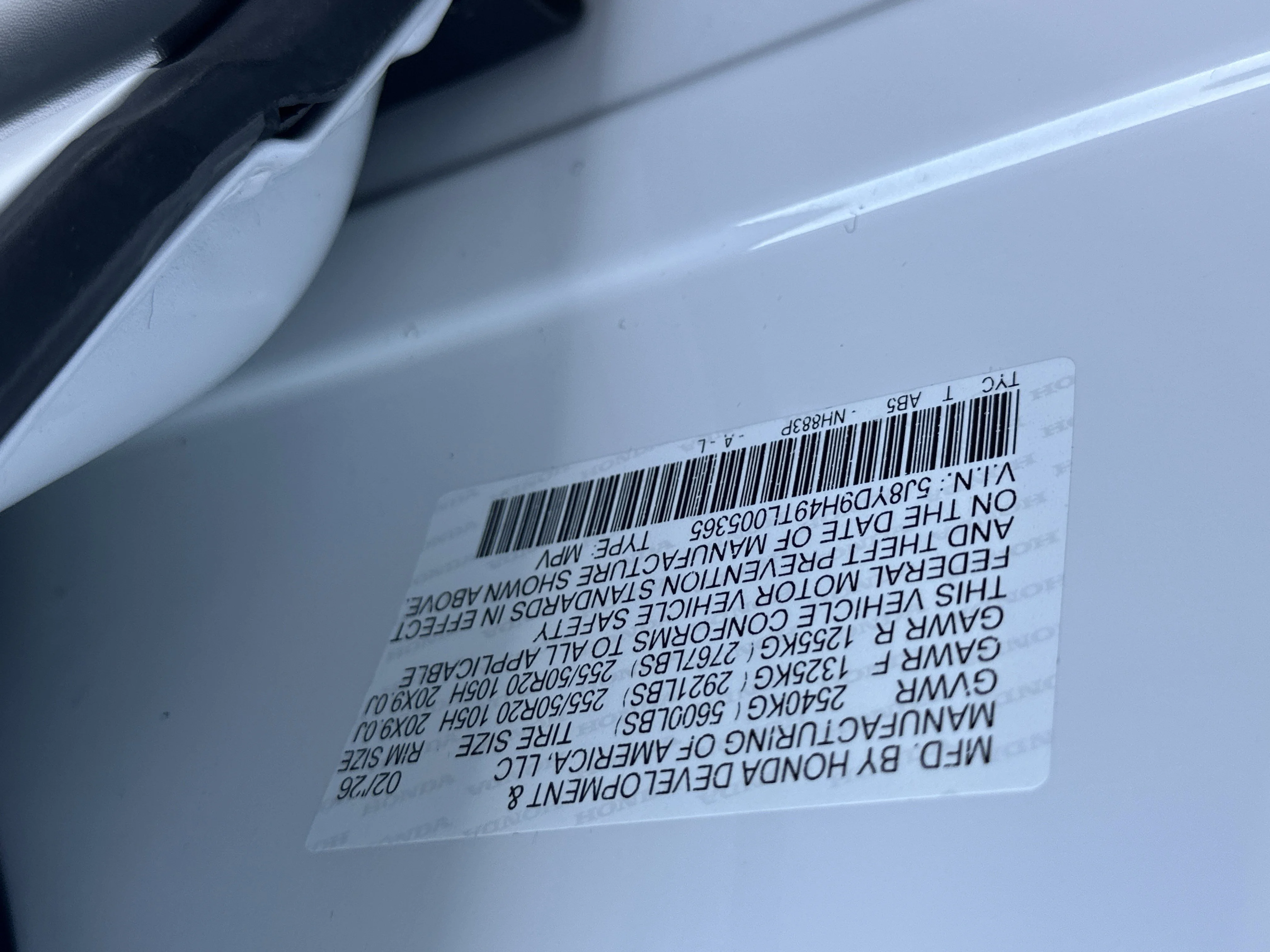 New 2026 Platinum White Pearl Acura w/Technology Package image 28