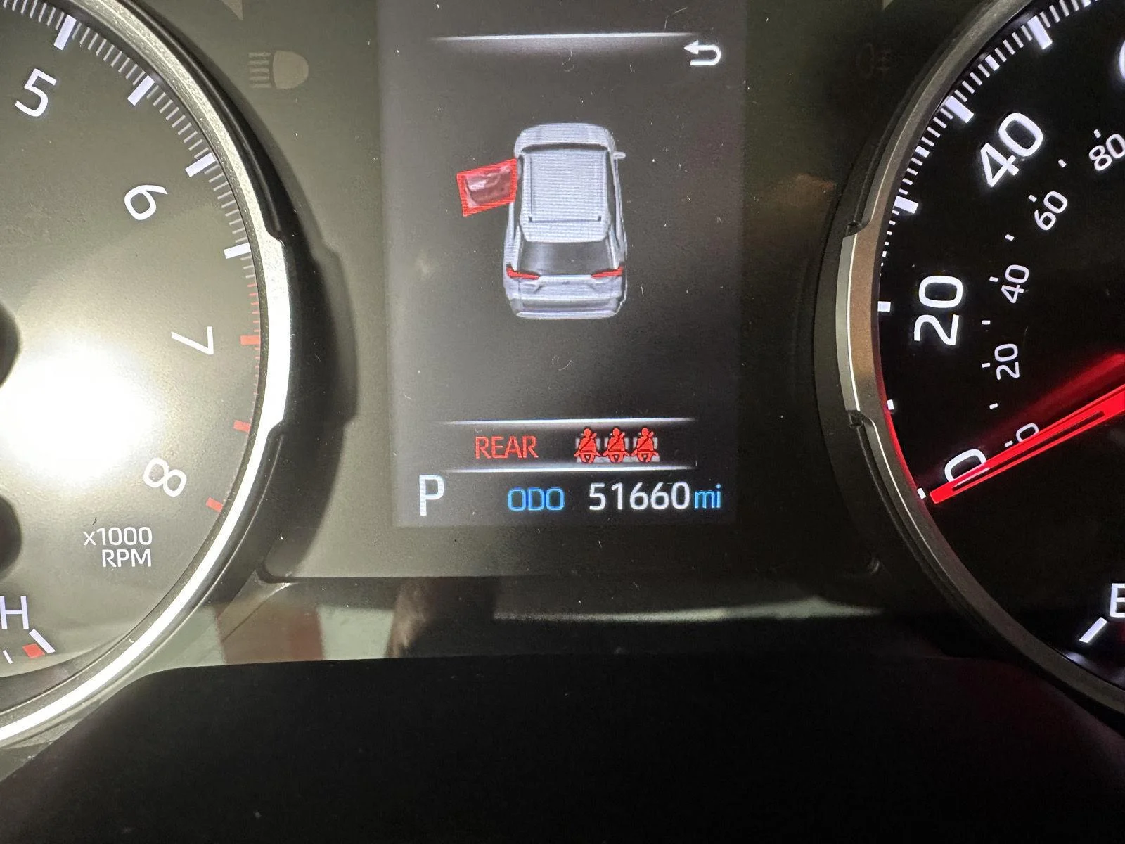 Used 2019 Blue Flame Toyota LE image 27