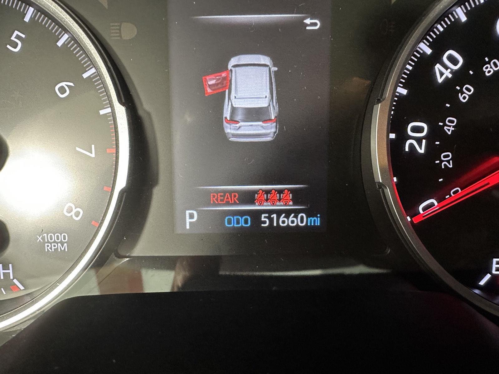 Used 2019 Blue Flame Toyota LE image 27