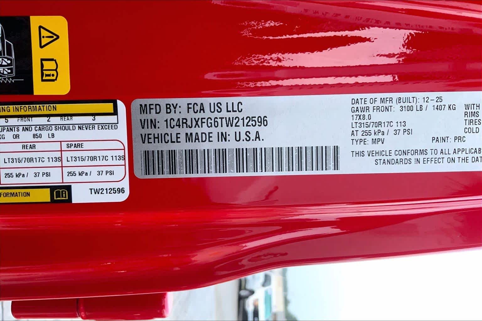 Certified Used 2026 Firecracker Red Clearcoat Jeep Rubicon X image 30