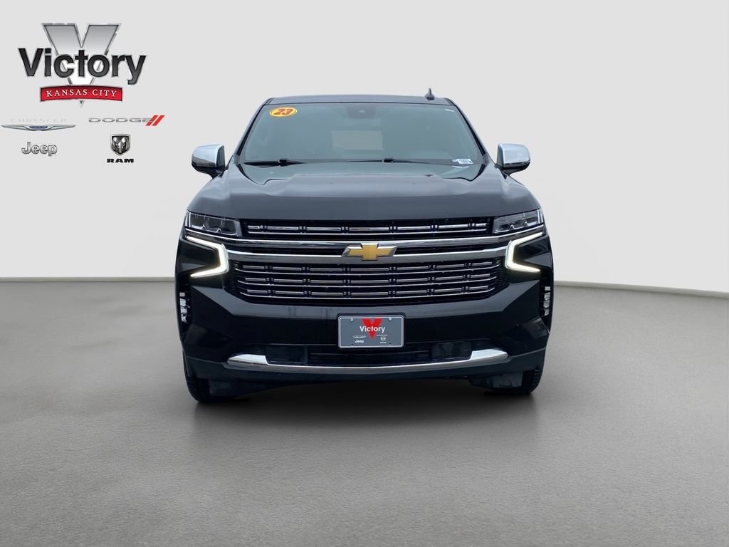 Used 2023 Chevrolet Tahoe Premier with VIN 1GNSKSKD6PR256378 for sale in Kansas City