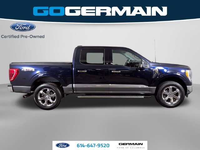 Certified Used 2022 Antimatter Blue Metallic Ford XLT image 5