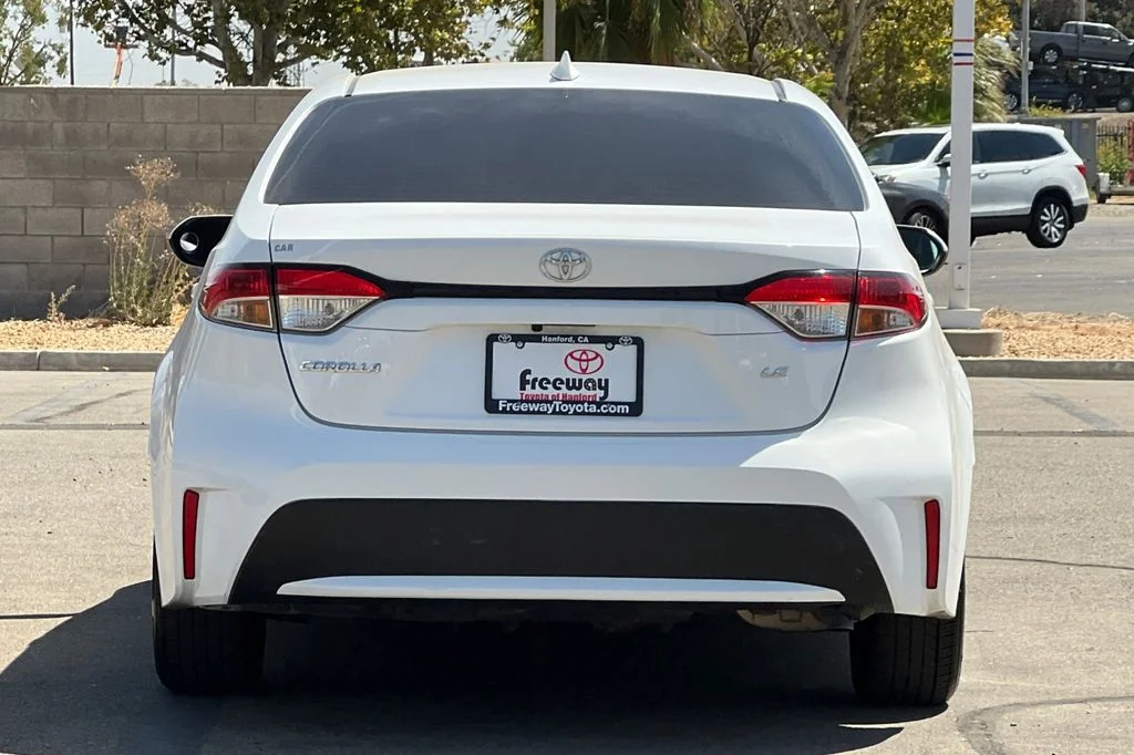 Certified Used 2021 White Toyota LE image 6